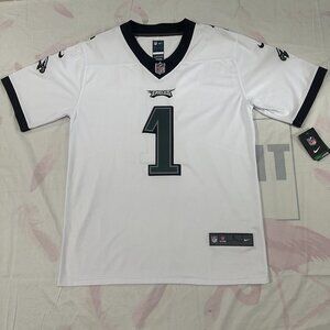 Nike Vapor FUSE Elite Jersey - White Jalen Hurts Philadelphia Eagles